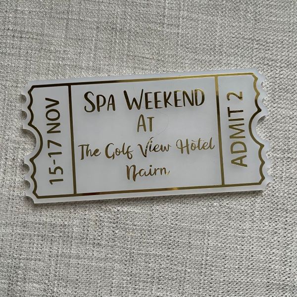 Special Event Keepsake Ticket
